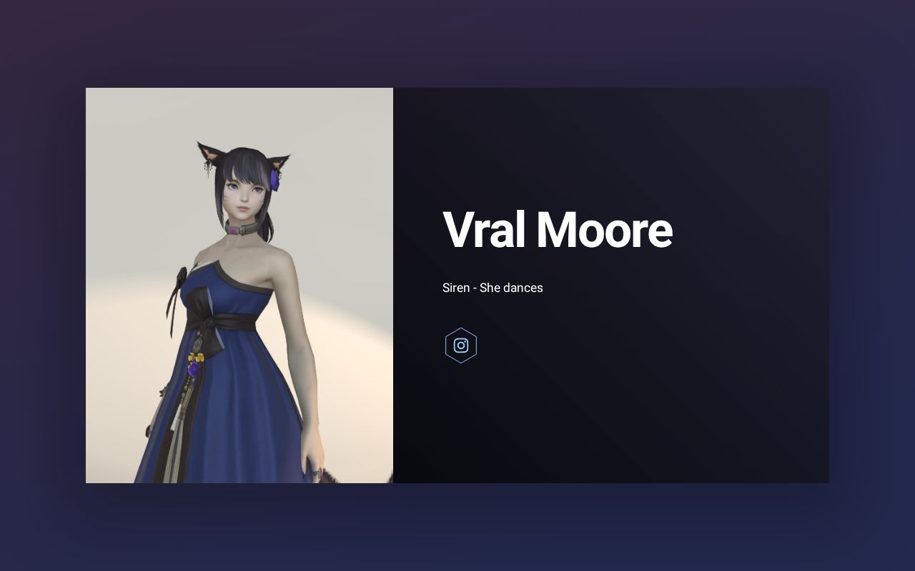 Carrd profile picture for @vral